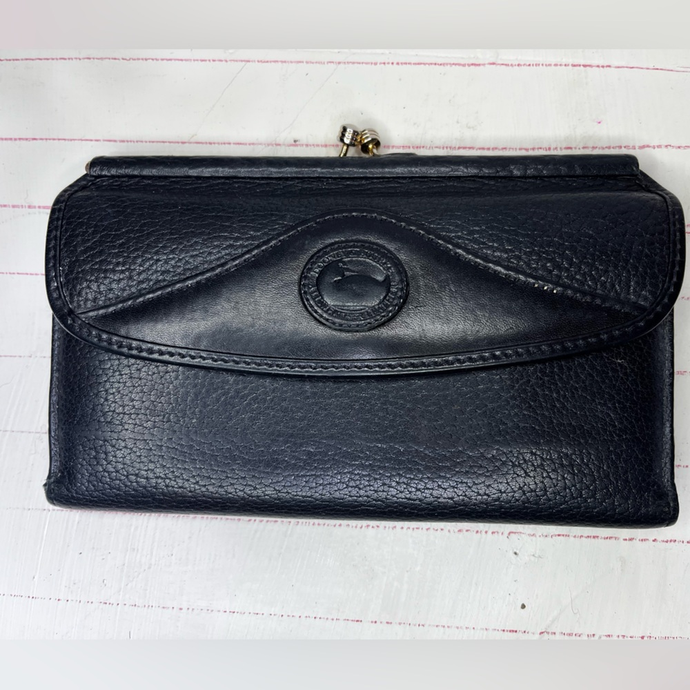 Black Dooney and Burke Leather Women's Clutch